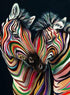 Colorful Zebras Painting Kit